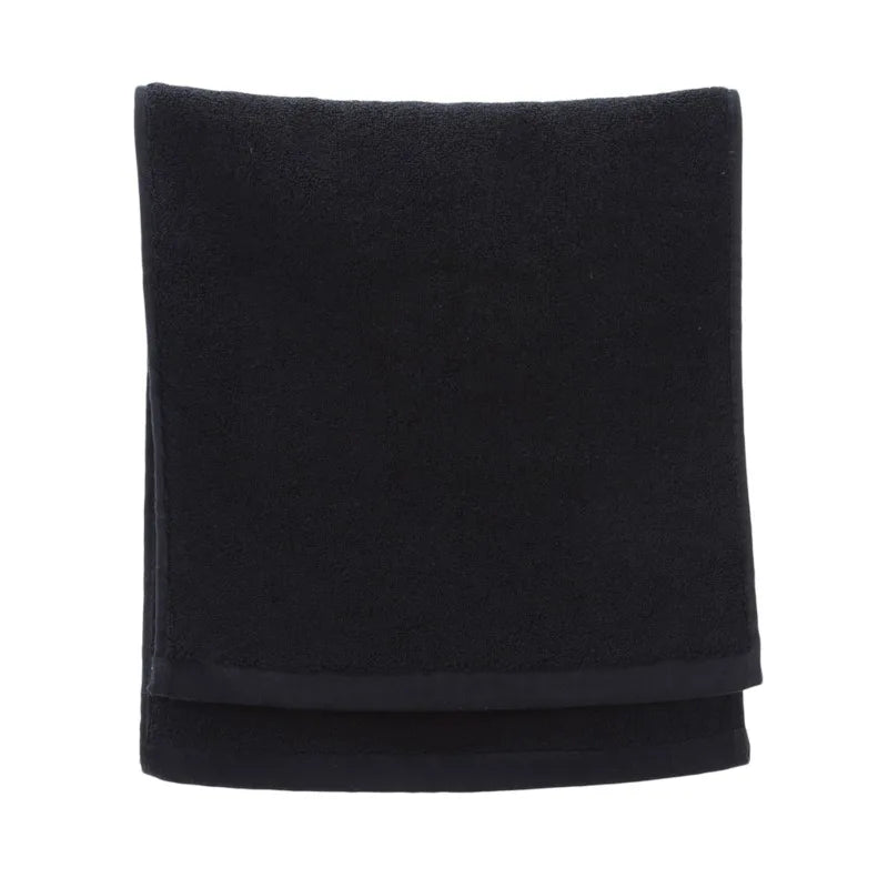Serviettes pour mains noires texture