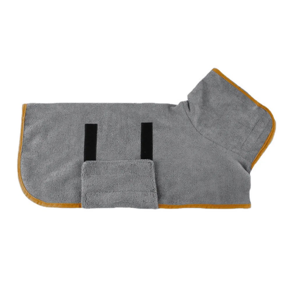 Serviettes de bain pour chiens/chats grise