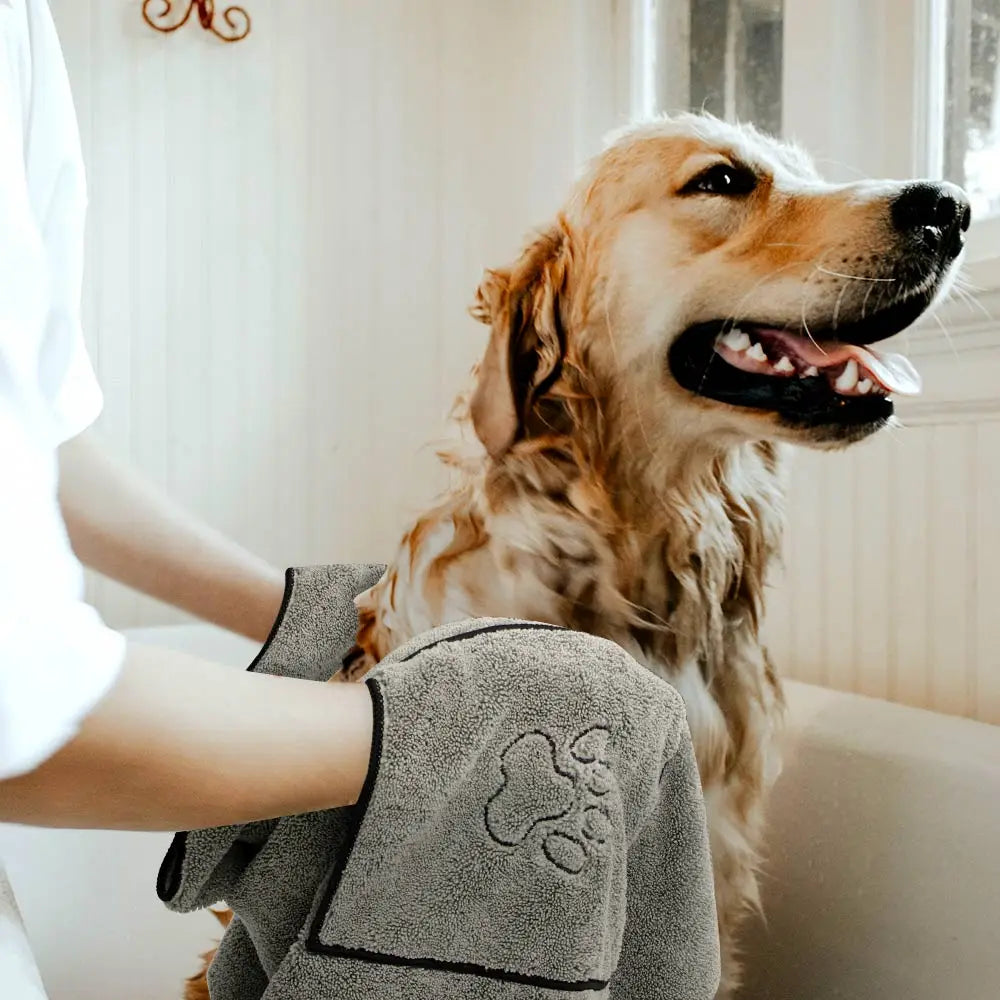 Serviette super absorbante pour chien