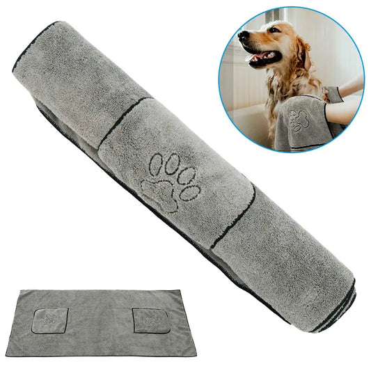 Serviette super absorbante pour chiens et chats Serviette super absorbante pour chiens et chats